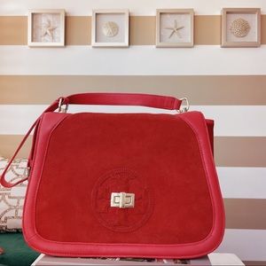 Tory Burch Suede Shoulder bag